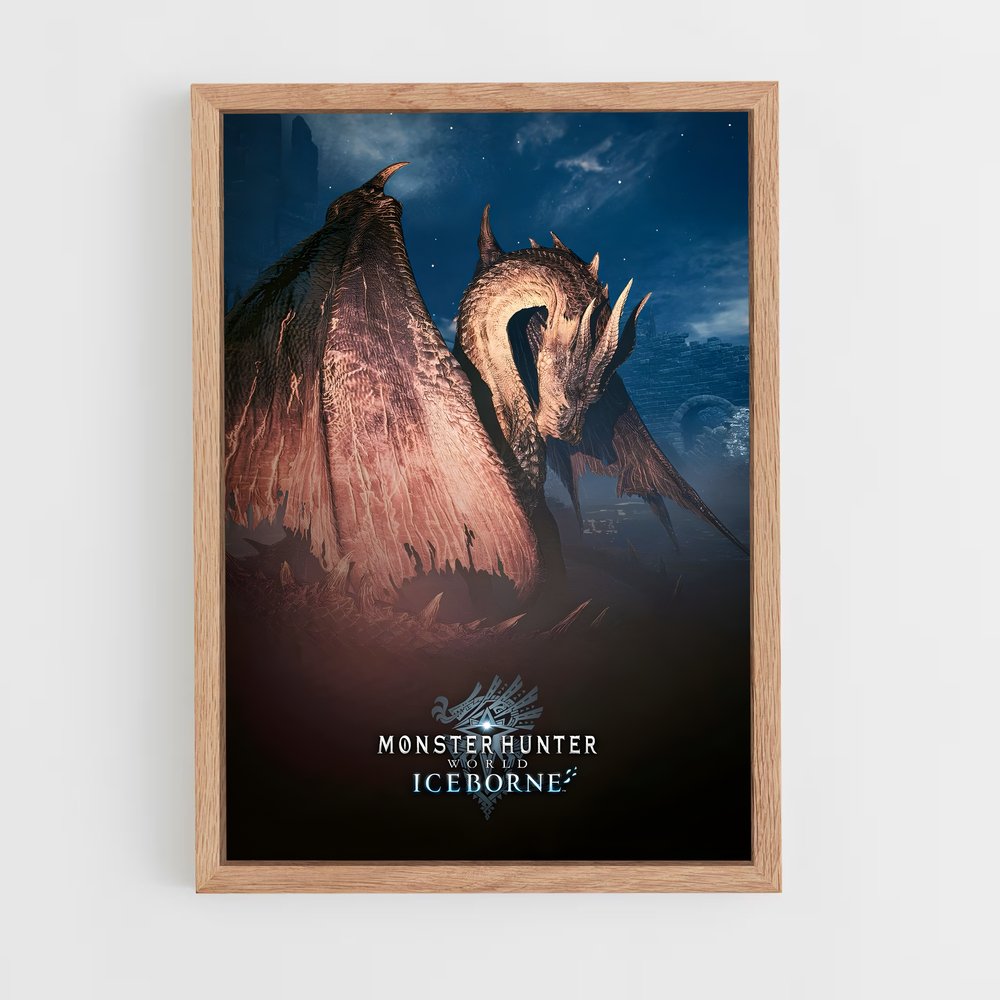 monster-hunter-6 cadre Bois clair