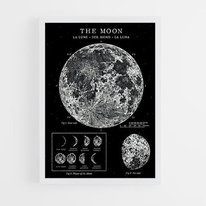 moon-5 cadre Blanc