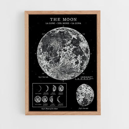 moon-5 cadre Bois clair