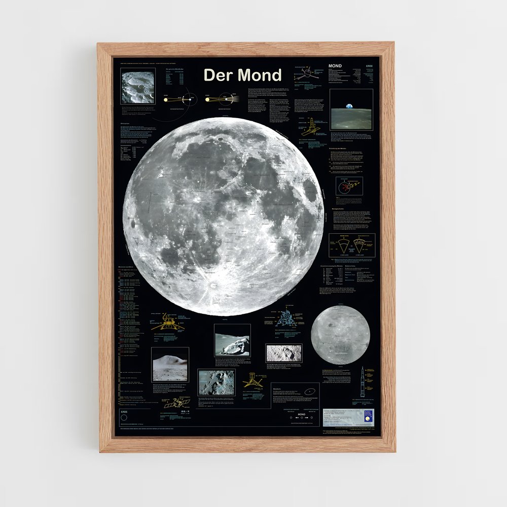 moon-9 cadre Bois clair