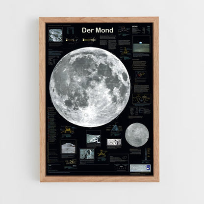 moon-9 cadre Bois clair