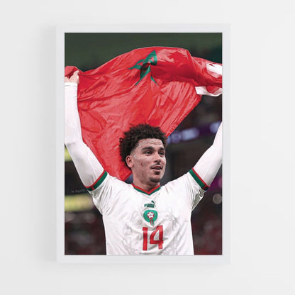 Poster Marocco Calcio