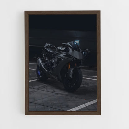 moto-10 cadre Bois foncé