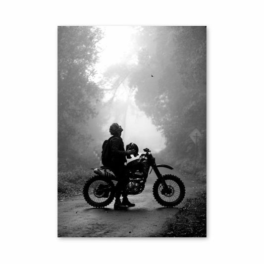 Poster di moto retrò