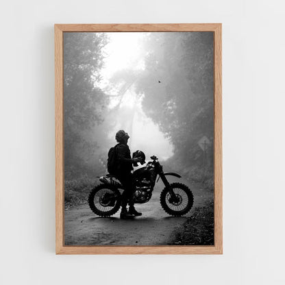 Poster di moto retrò