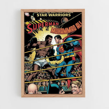 Poster Muhammad Ali contro Superman