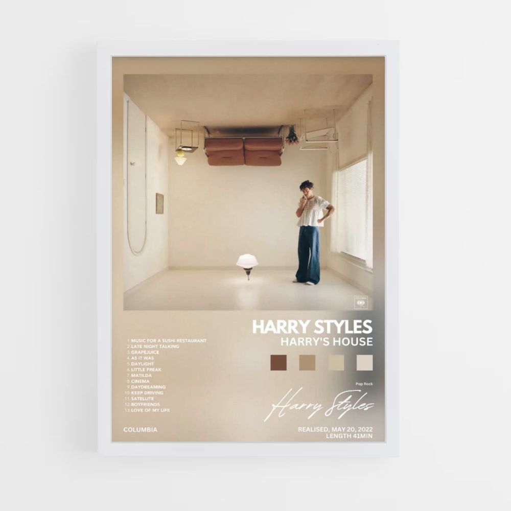 Poster Harry Styles La casa di Harry