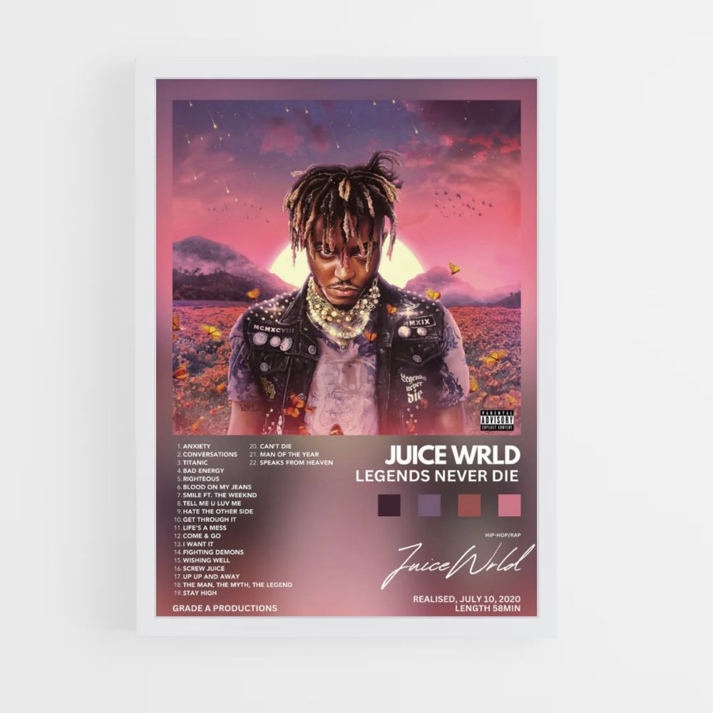 Poster Juice World Legends Never Die