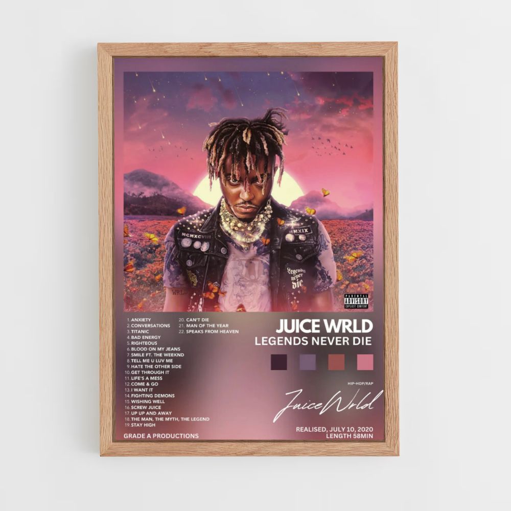 Poster Juice World Legends Never Die