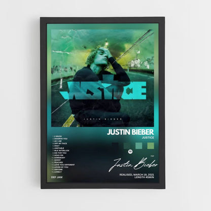 Poster Justin Bieber Giustizia