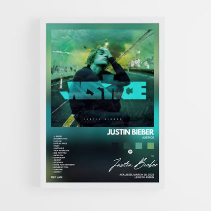 Poster Justin Bieber Giustizia