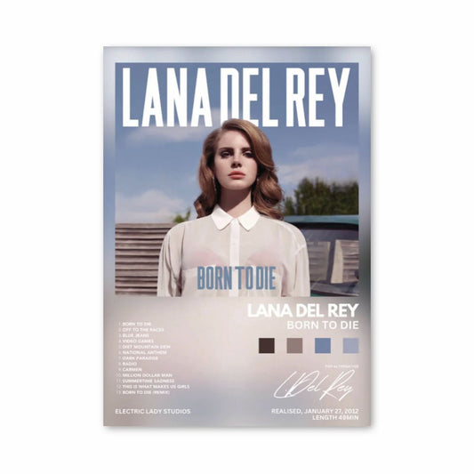 Poster Lana Del Rey Nata per morire