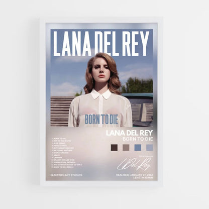 Poster Lana Del Rey Nata per morire