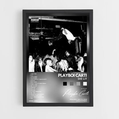 Poster Playboi Carti Die Lit