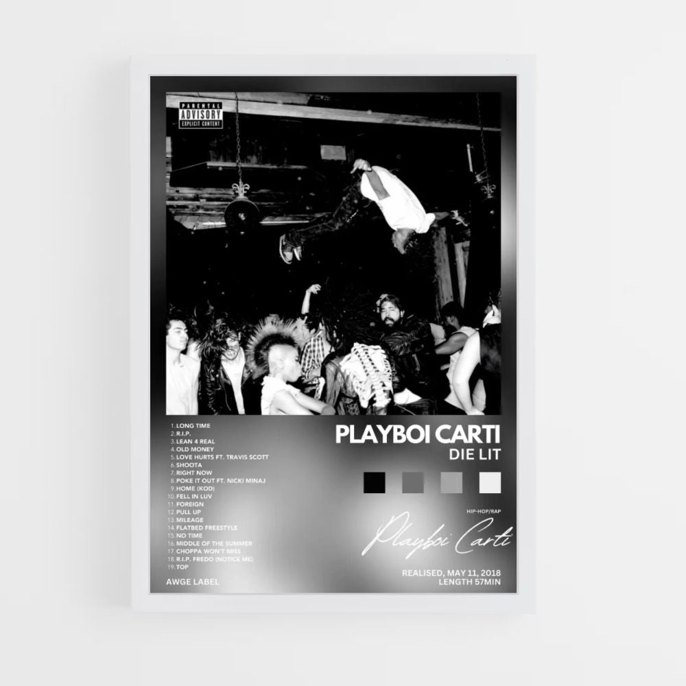 Poster Playboi Carti Die Lit