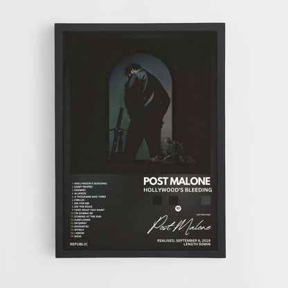 Poster Post Malone Hollywood's Bleeding