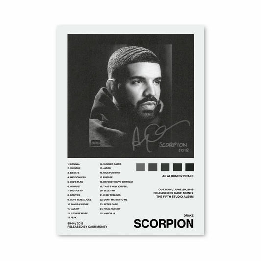 Poster Drake Scorpione