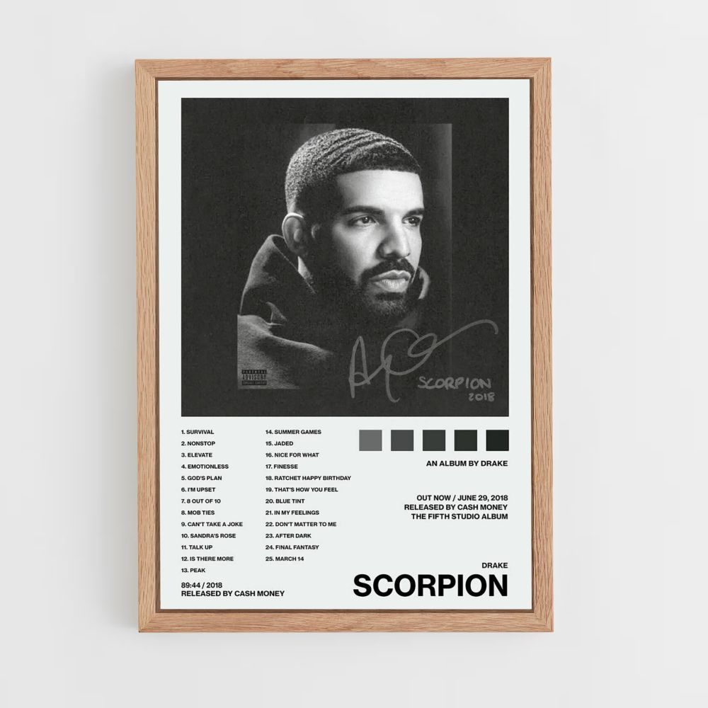 Poster Drake Scorpione