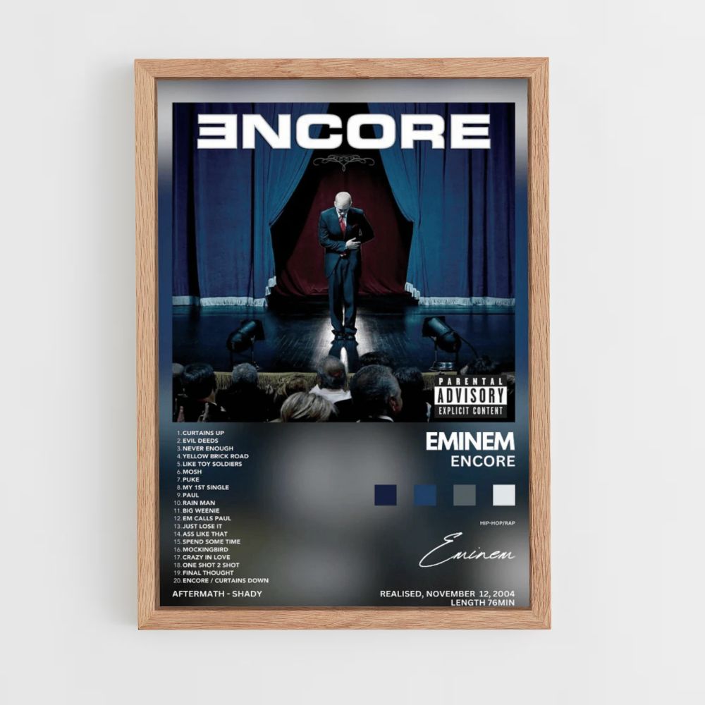 Poster Eminem Encore