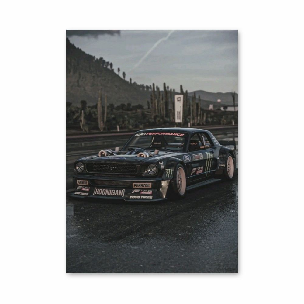 Poster della Ford Mustang Hoonigan