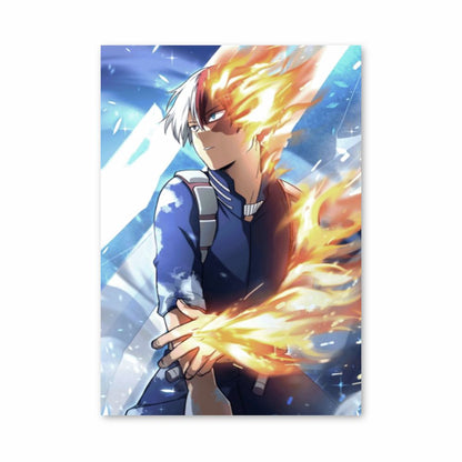 Poster My Hero Academia Fuoco Ghiaccio