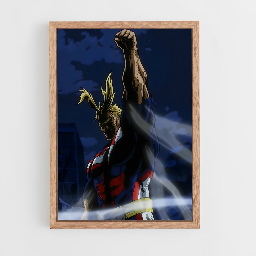 my-hero-academia-12 cadre Bois clair