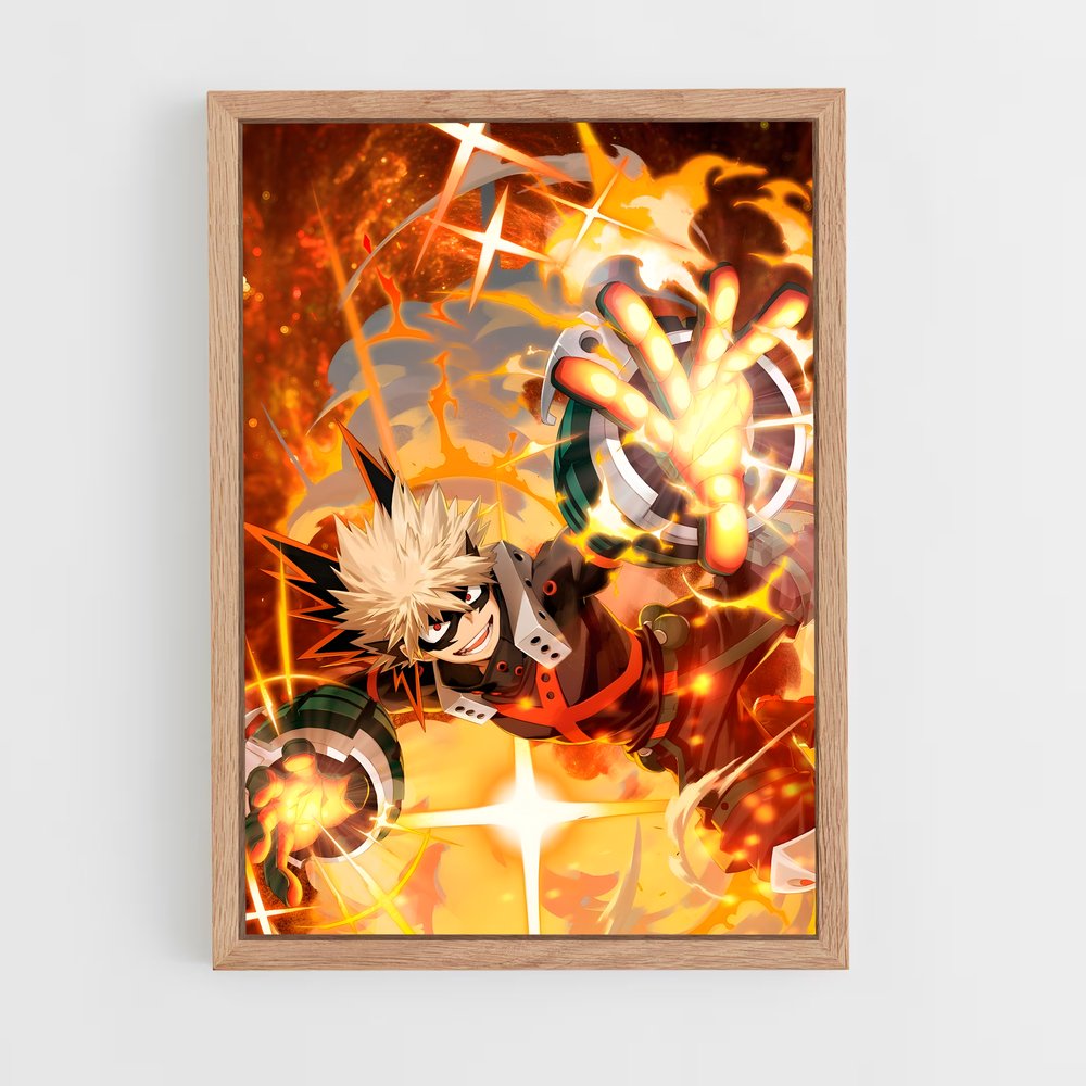 my-hero-academia-14 cadre Bois clair