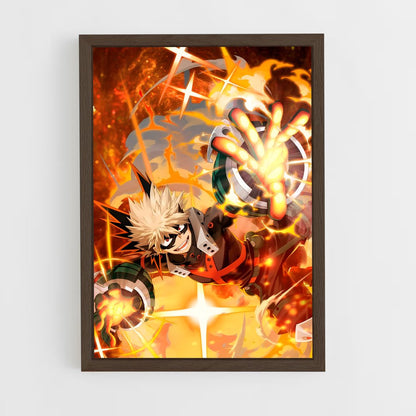 my-hero-academia-14 cadre Bois foncé