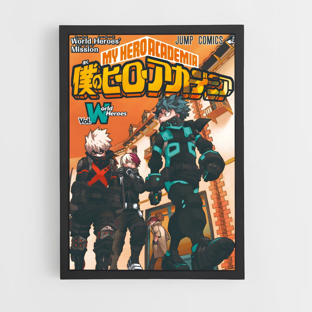 my-hero-academia-16 cadre Noir