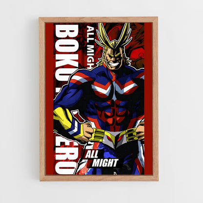 my-hero-academia-17 cadre Bois clair