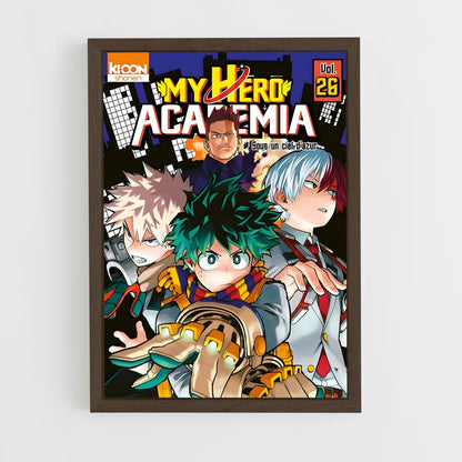 my-hero-academia-21 cadre Bois foncé