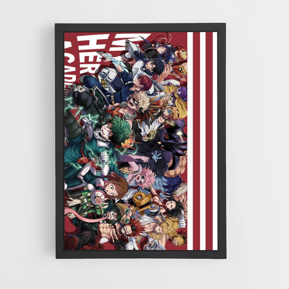 Poster My Hero Academia Secondo A