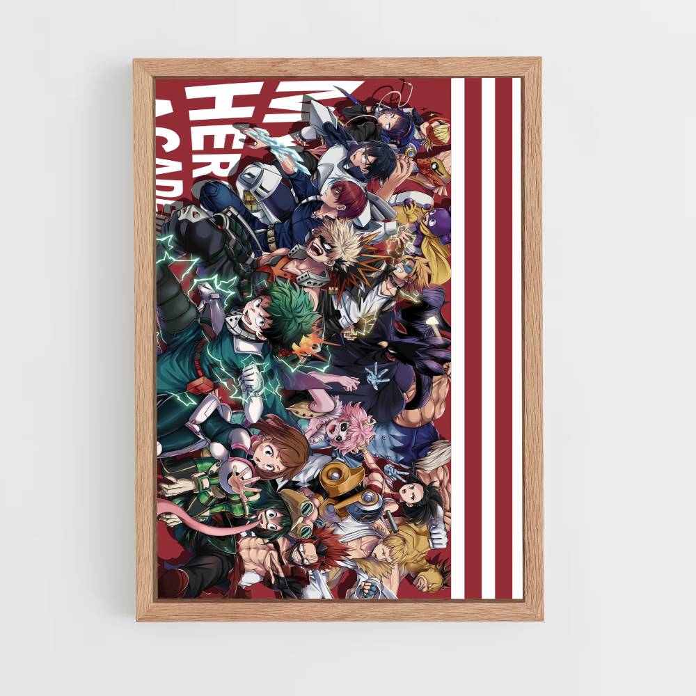 Poster My Hero Academia Secondo A