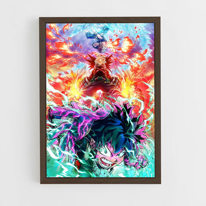 my-hero-academia-23 cadre Bois foncé