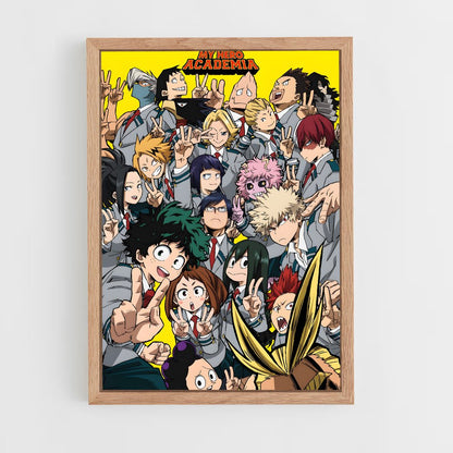 my-hero-academia-26 cadre Bois clair