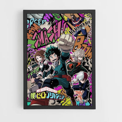 Il poster di My Hero Academia