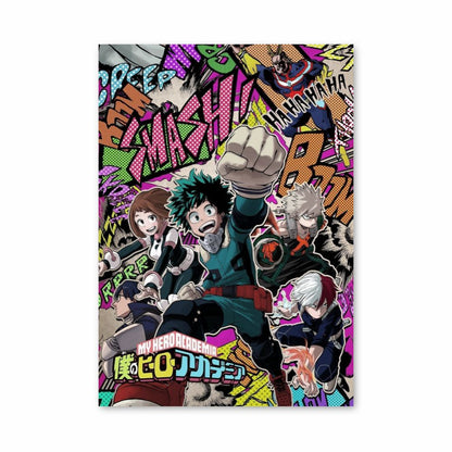 Il poster di My Hero Academia