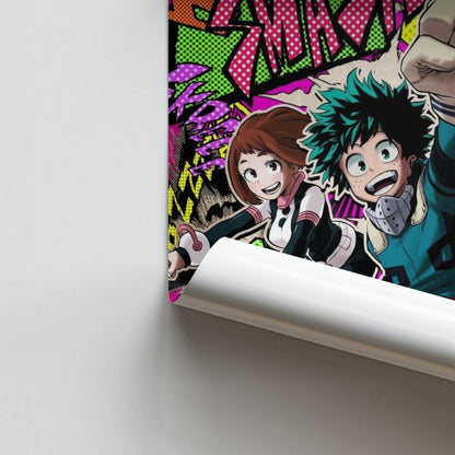 Il poster di My Hero Academia