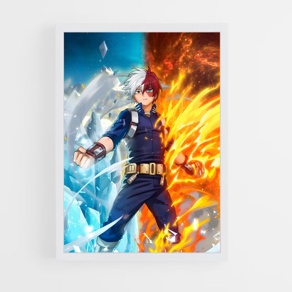 my-hero-academia-8 cadre Blanc