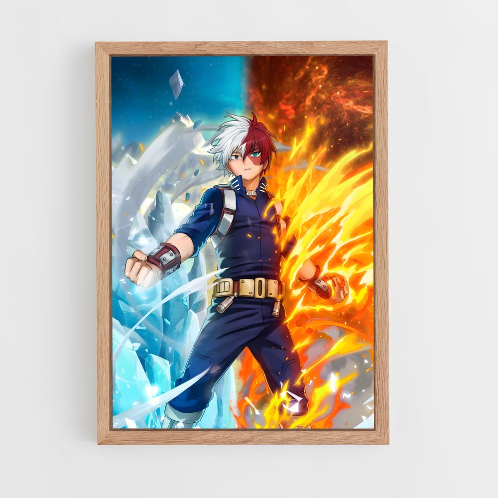 my-hero-academia-8 cadre Bois clair