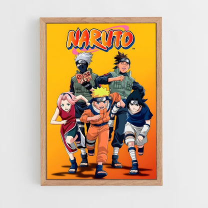 naruto-14 cadre Bois clair