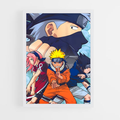 naruto-8 cadre Blanc