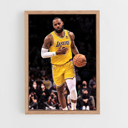 nba-basketball-7 cadre Bois clair