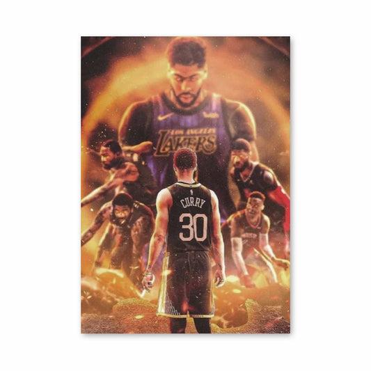 Poster Curry dell'NBA