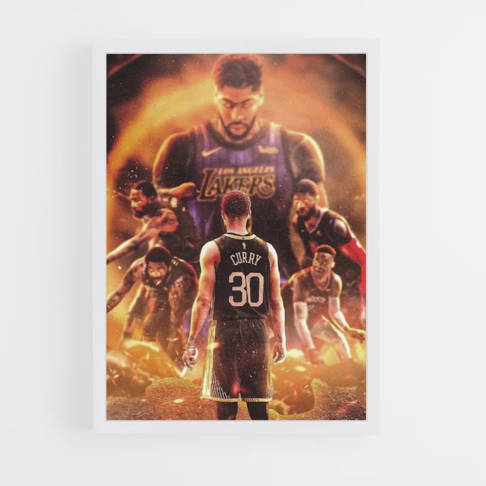 Poster Curry dell'NBA