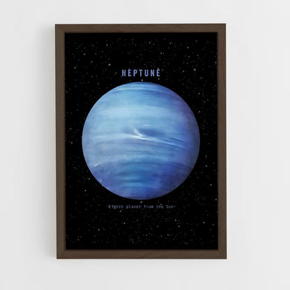 neptune-10 cadre Bois foncé