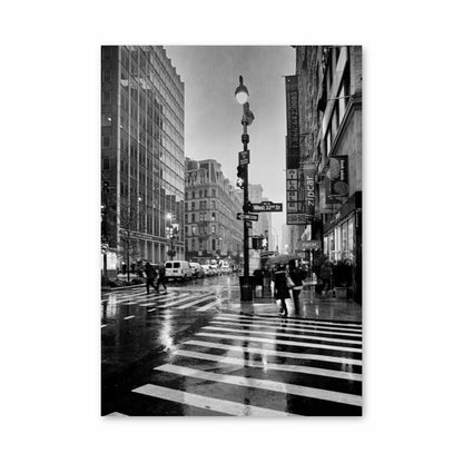 Poster New York in bianco e nero