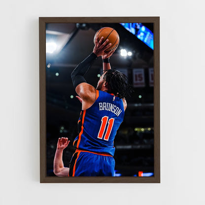 new-york-knicks-2 cadre Bois foncé