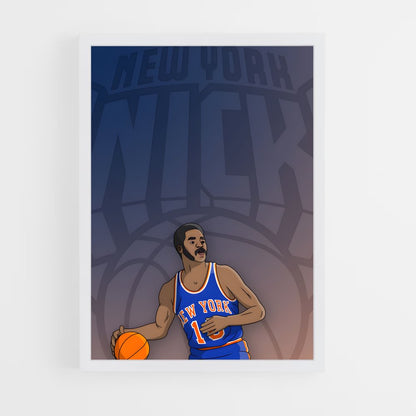 new-york-knicks-21 cadre Blanc