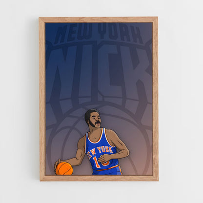 new-york-knicks-21 cadre Bois clair